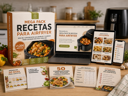 MEGA PACK de RECETAS para AIRFRYER
